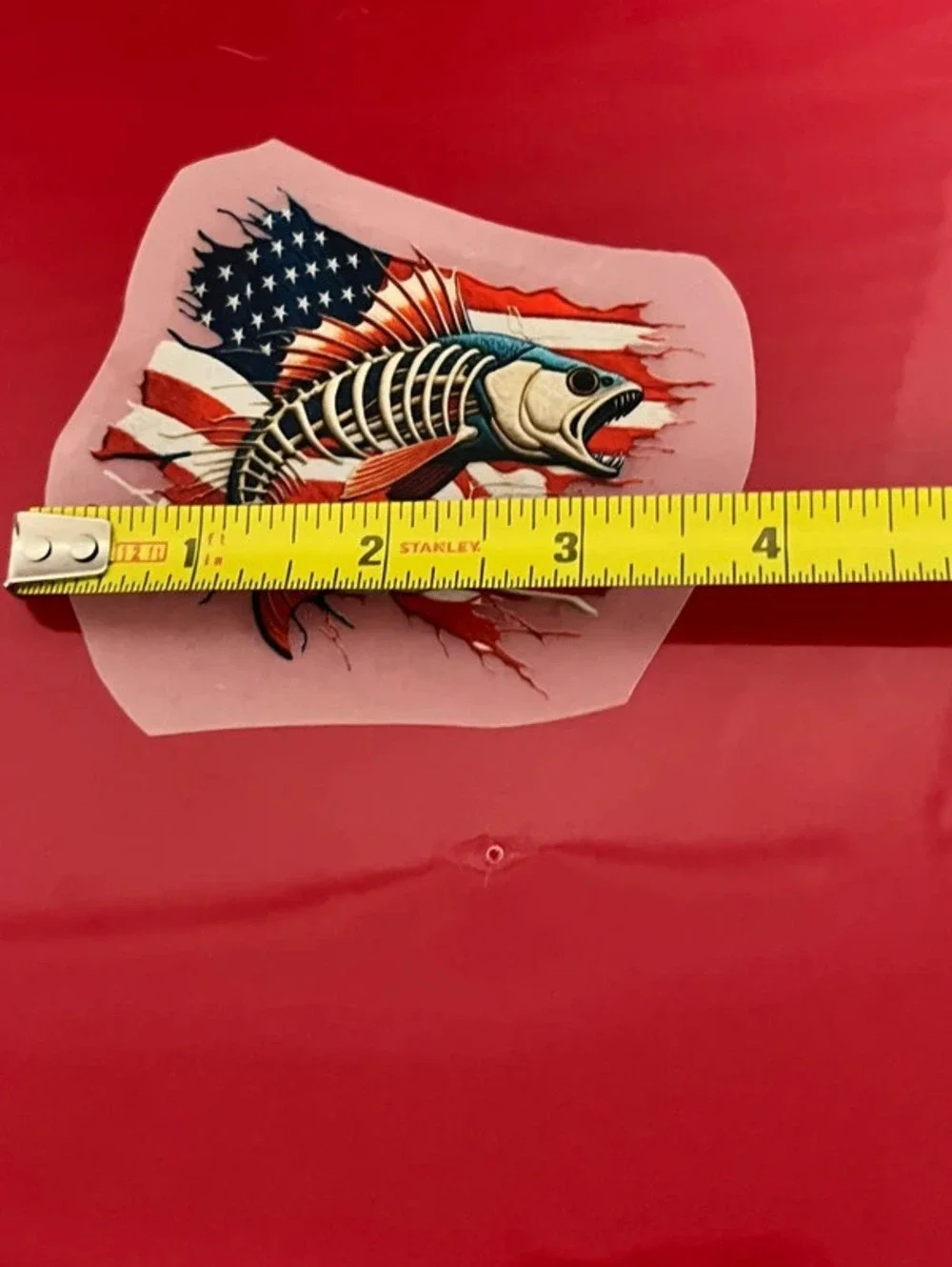 Car decal for the fierce fishing enthusiast